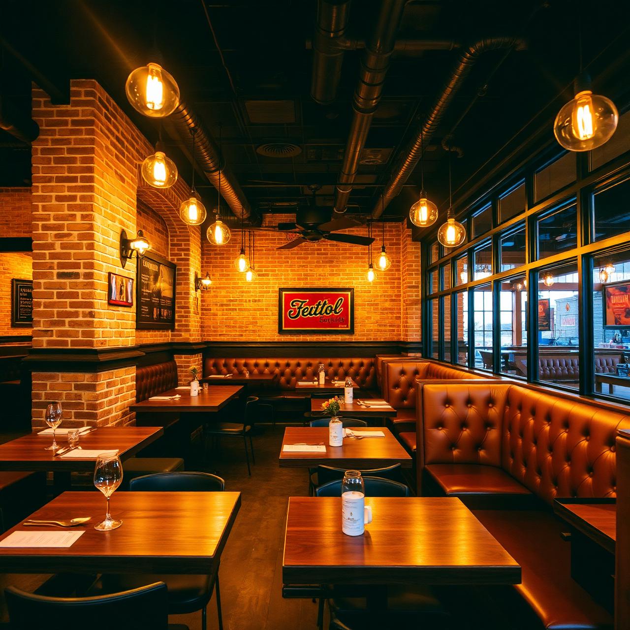Ember & Oak dining room